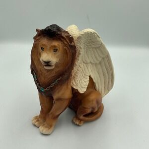 VTG Peña '89 Windstone Editions Winged Lion Jeweled Fantasy Figurine USA